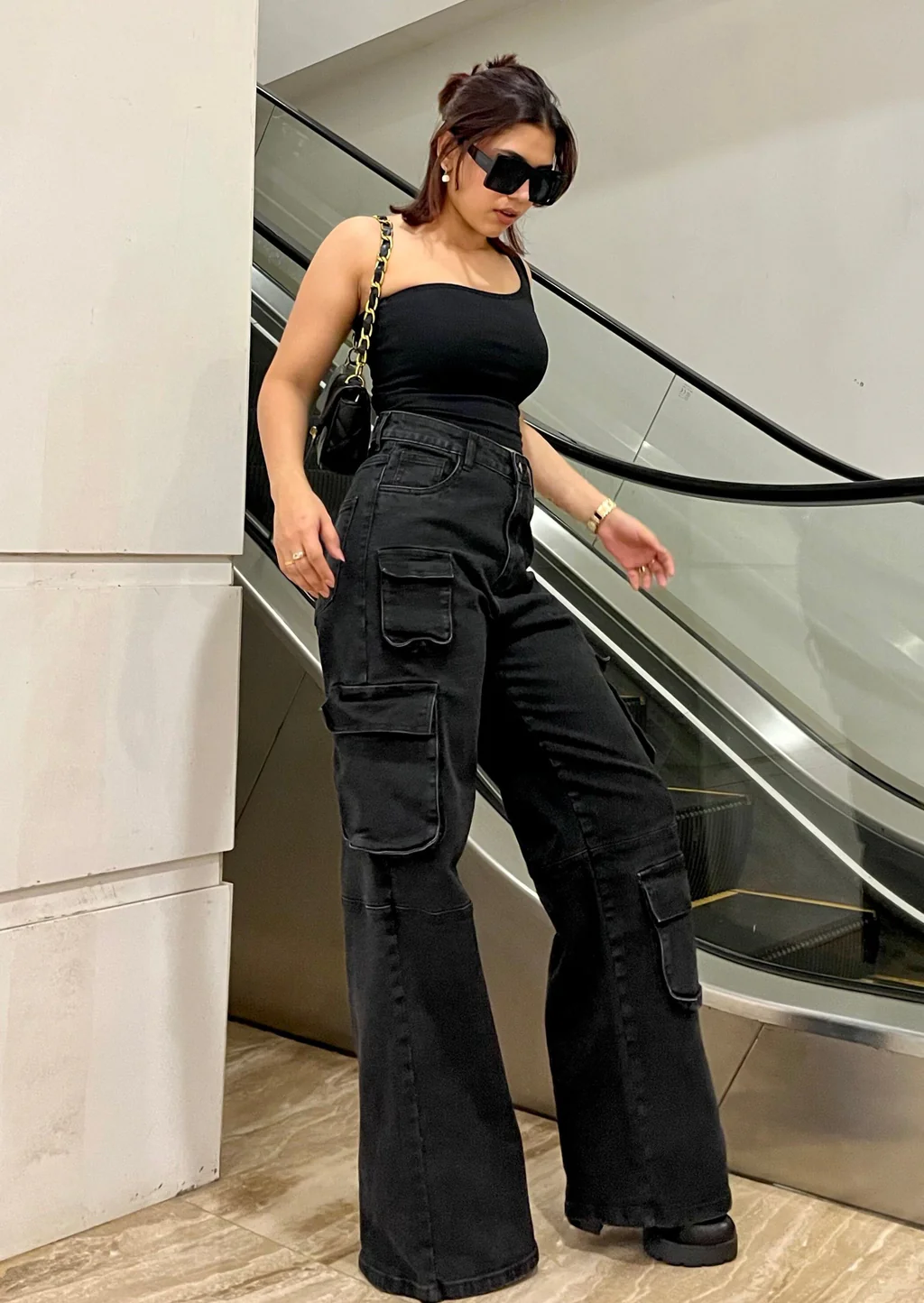 Old school Utility Wide Leg Jeans